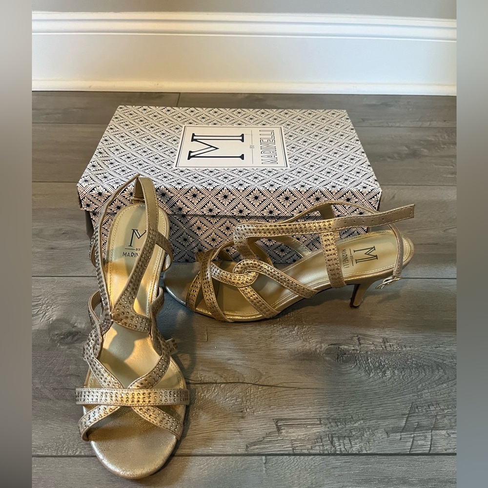 Marinelli Gold Heels
